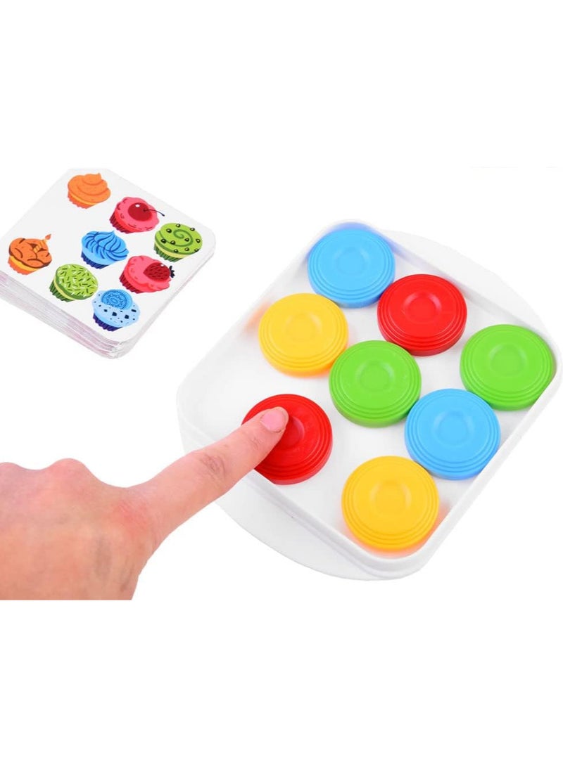 Children's toys  Puck Puzzle-Challenging Game enlightenment logic toys early teaching aids puzzle four-color game - Image 1